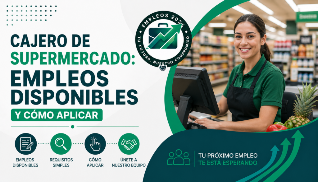 Cajero de Supermercado: Empleos Disponibles y Cómo Aplicar